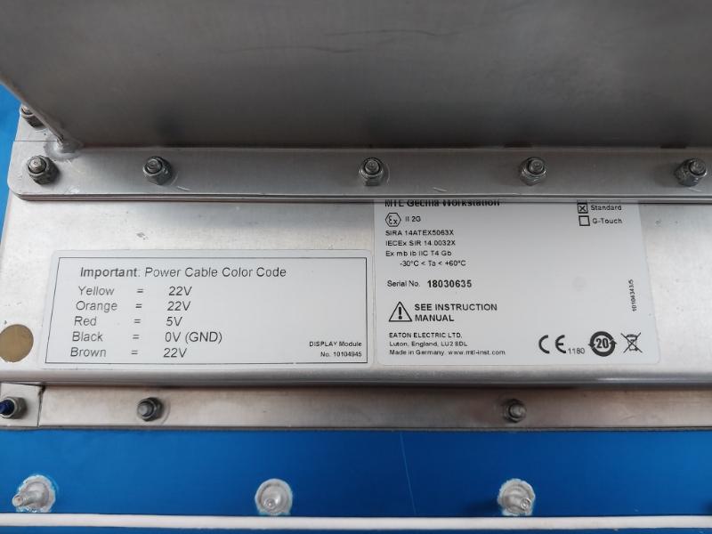 Crouse-hinds Workstation Display Module Eaton 18-36Vdc 5.5A