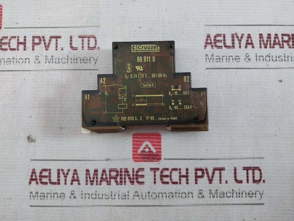 Crouzet 88 811.0 Time Delay Relay 0.06–160S 10–264V 50/60Hz