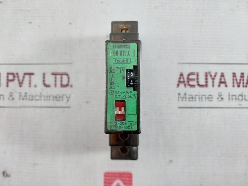 Crouzet 88 811.0 Time Delay Relay 0.06–160S 10–264V 50/60Hz