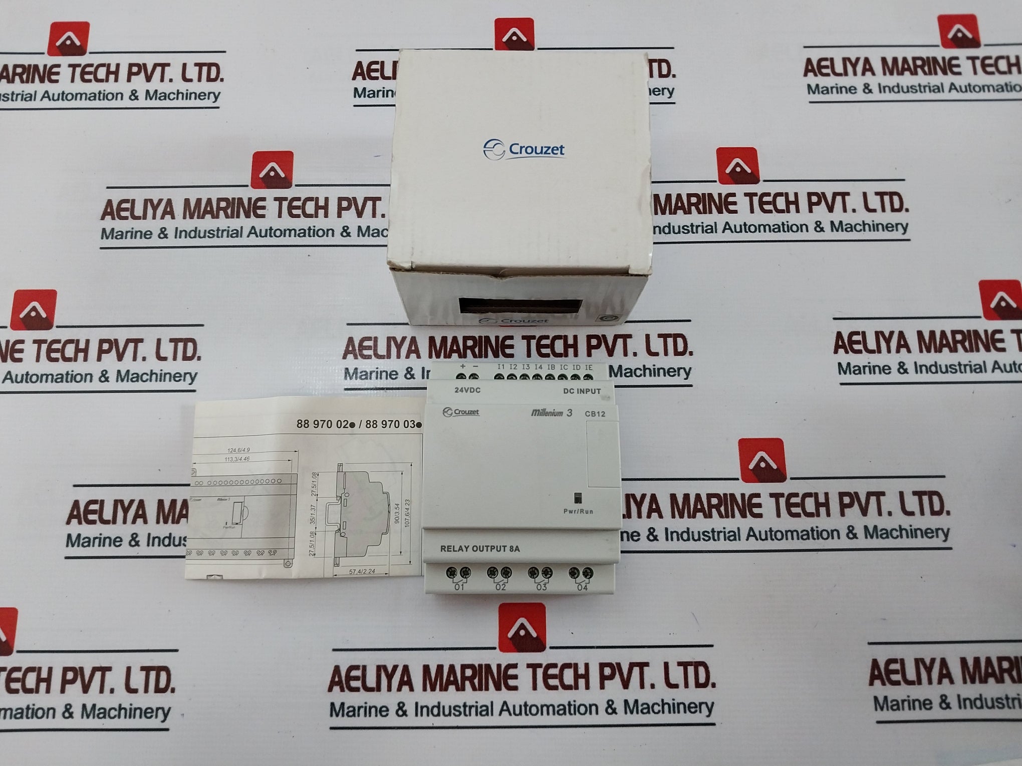 Crouzet Millenium 3 Cb 12 Logic Controller 88970021 24Vdc 8A 2,7W