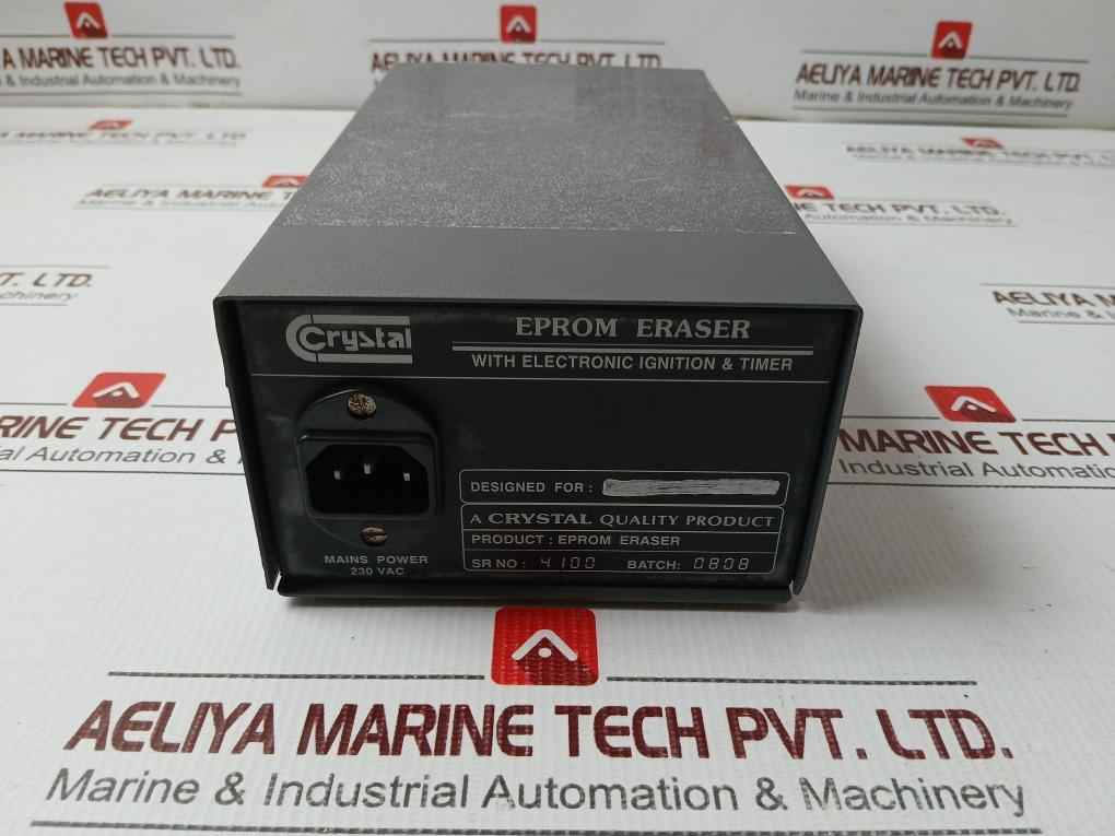 Crystal Eprom Eraser With Electronic Ignition & Timer 230 Vac