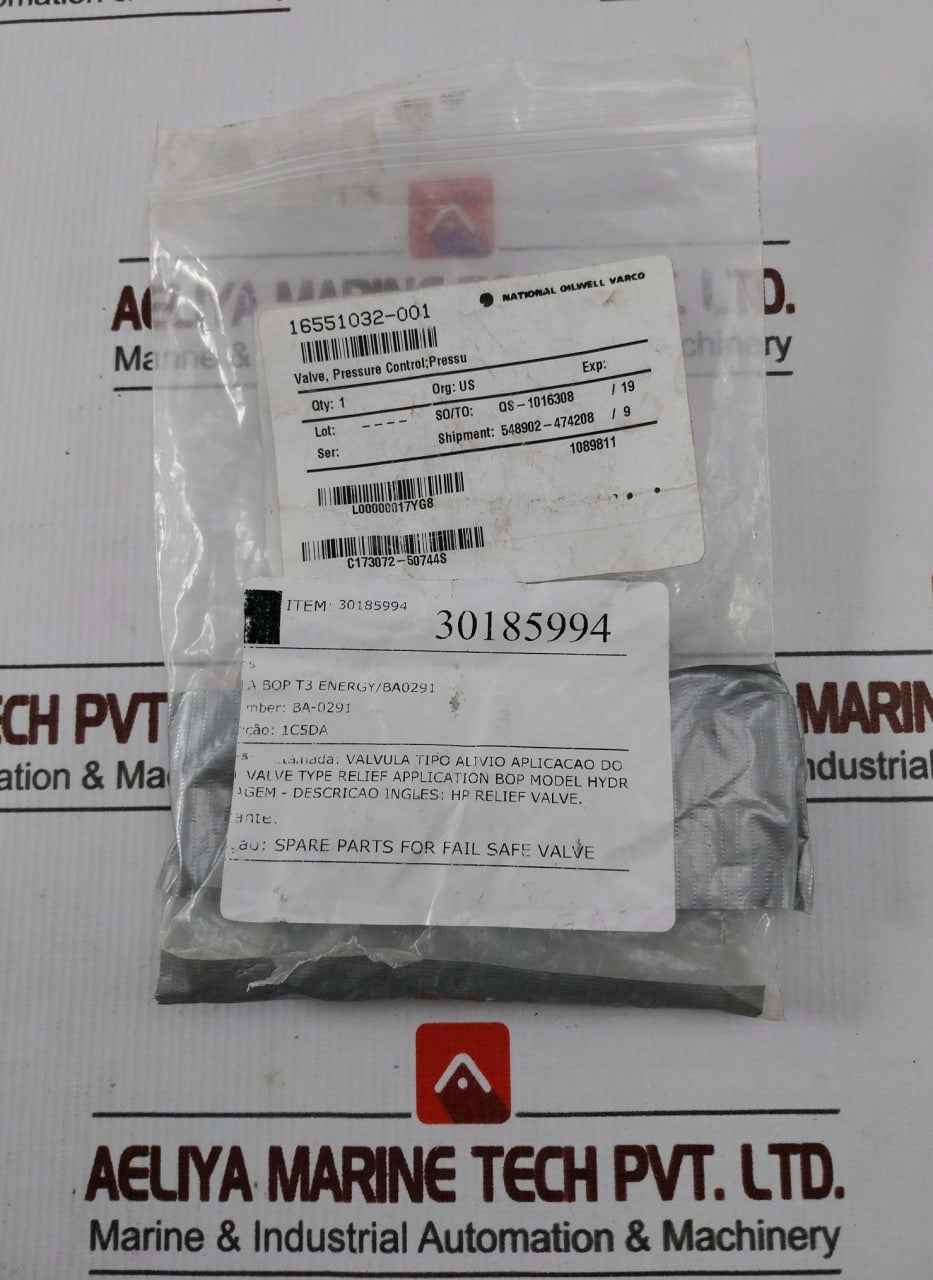 Csc 532T1-2M-150 Hp Relief Valve For Fail Safe Valve L00000017Yg8