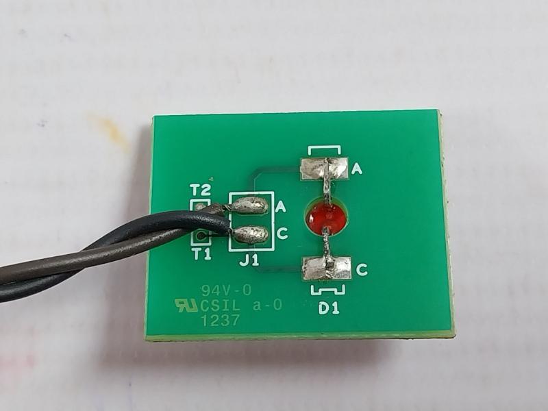 Csil 1237 Wired Printed Circuit Board Red Led Indicator Module Pcb