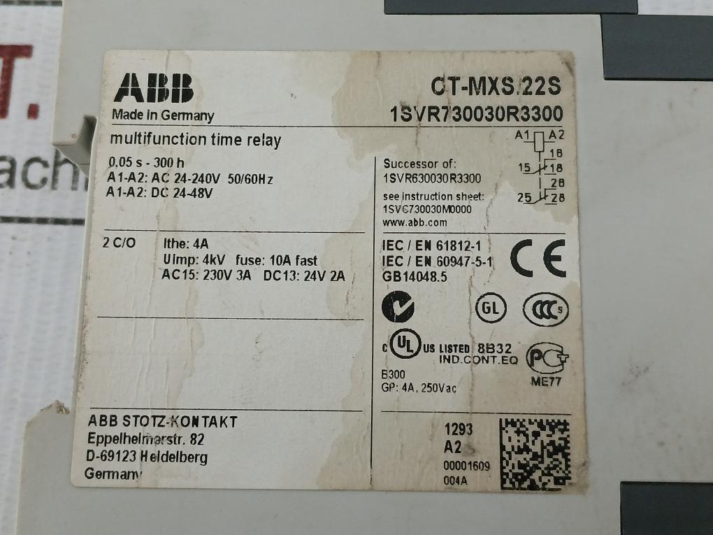 Ct-mxs-22S-Multifunction-Timer-Relay-24-240V-0-05S-300H-1Svr730030R3300-Abb-208035-10