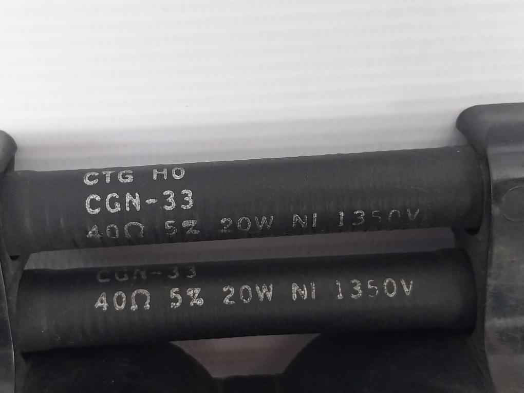 Ctg8638 Fuse Block Assembly Cg33 40K 10% 20W, 1350 Volts 40Ω