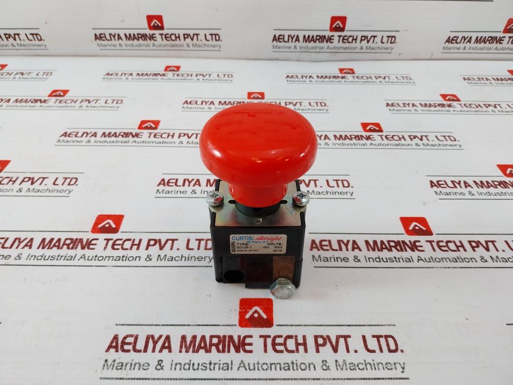 Curtis/albright Ed125-1 Manually Operated Emergency Disconnect Switch 48v Max 