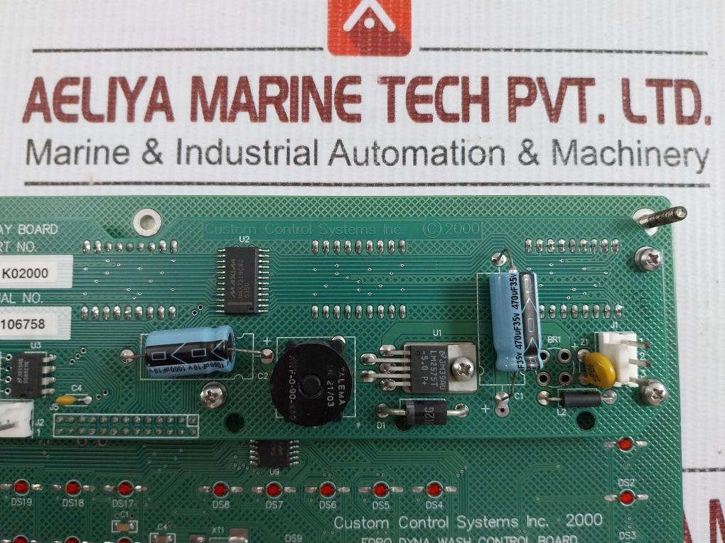 Control Display Board K02000 Custom Control Systems K02500