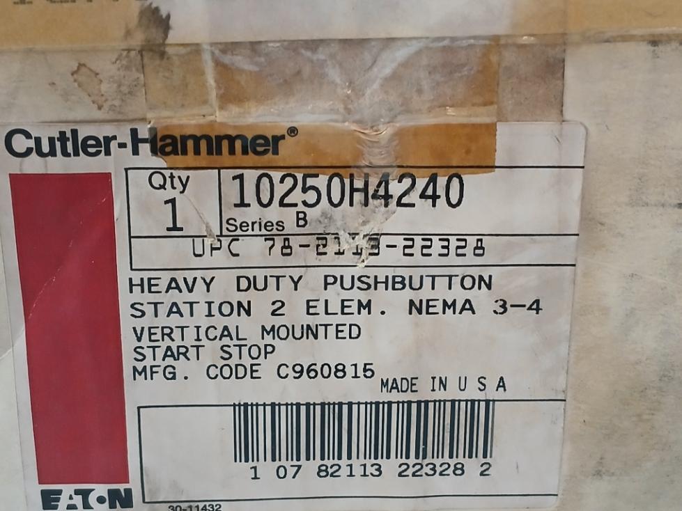 Cutler-hammer 10250H4240 Heavy Duty Pushbutton Series B