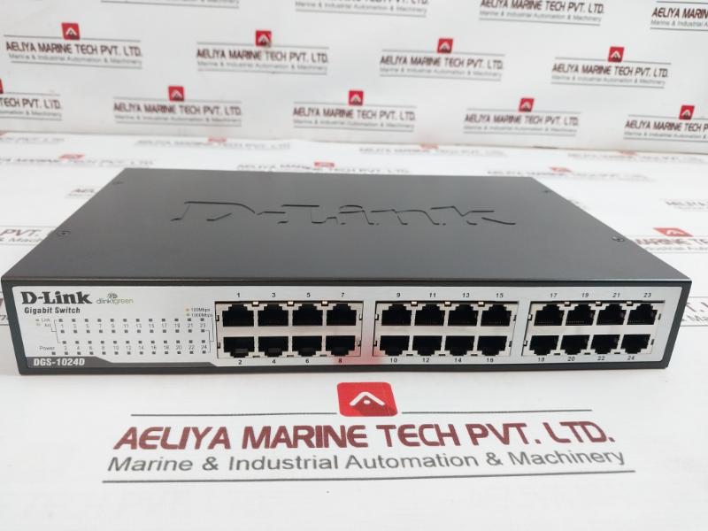 D-link Dgs-1024D 24-port Gigabit Unmanaged Desktop Switch Igs1024De..D1G 100Mbps