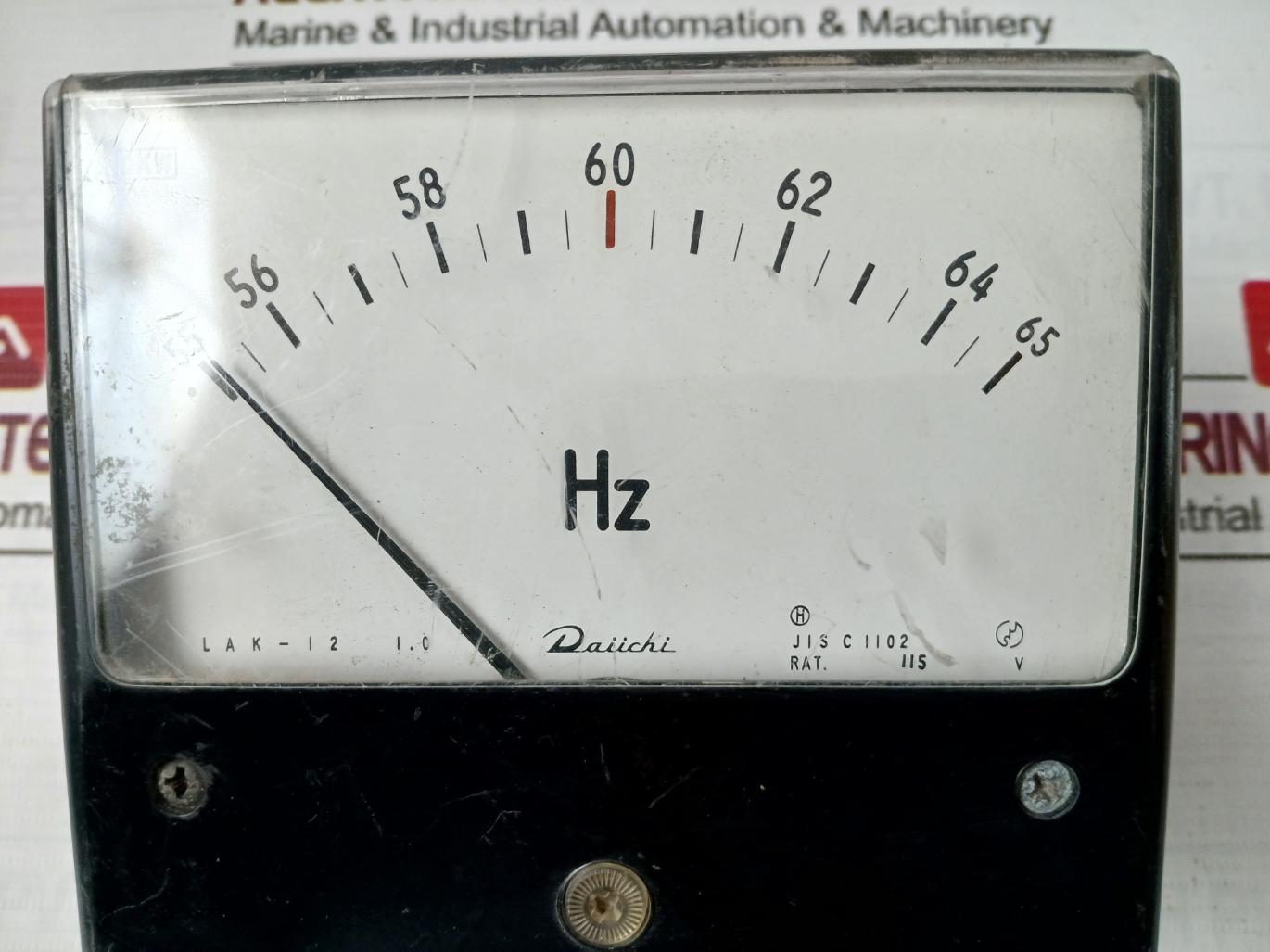 Daiichi Lak-12 Frequency Meter Rat.115V 55-65Hz