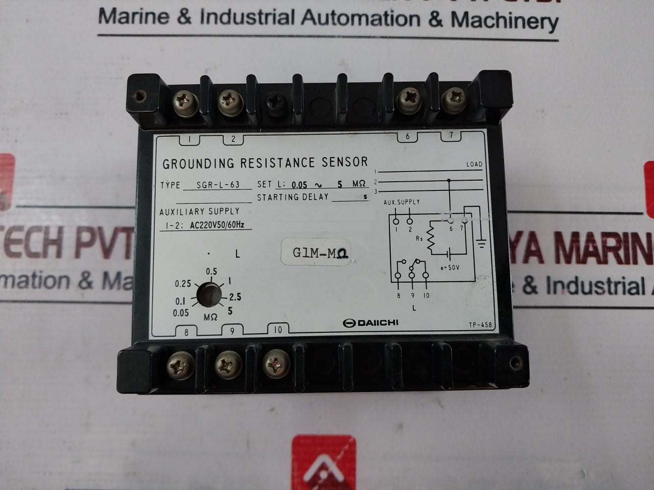 Daiichi Sgr-l-63 Grounding Resistance Sensor Ac220V 50/60Hz