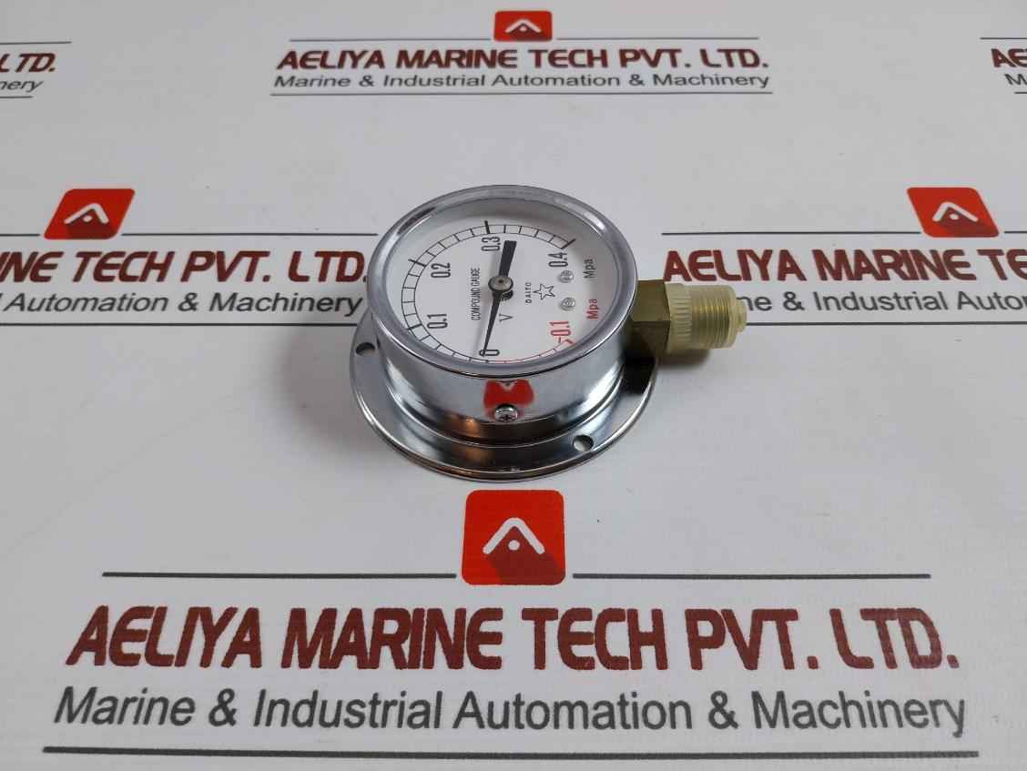 Daito -0.1 To 0.4 Mpa Compound Pressure Gauge