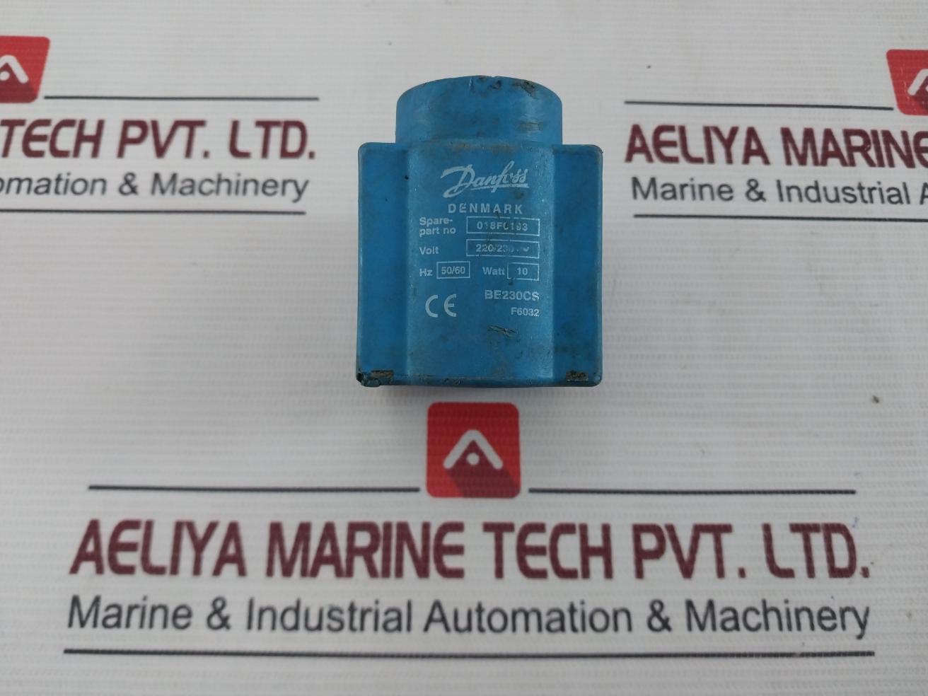 Danfoss 018F6193 Solenoid Coil For Valve 220/230V 50/60Hz Be230Cs F6032