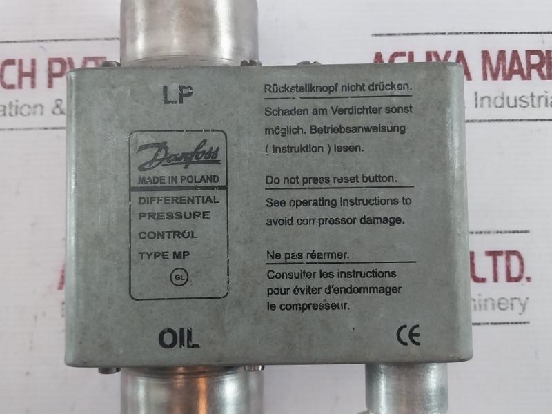 Danfoss 060b0171 Mp Differential Pressure Control Type 2a Ac15 250v~, 0.2a Dc13