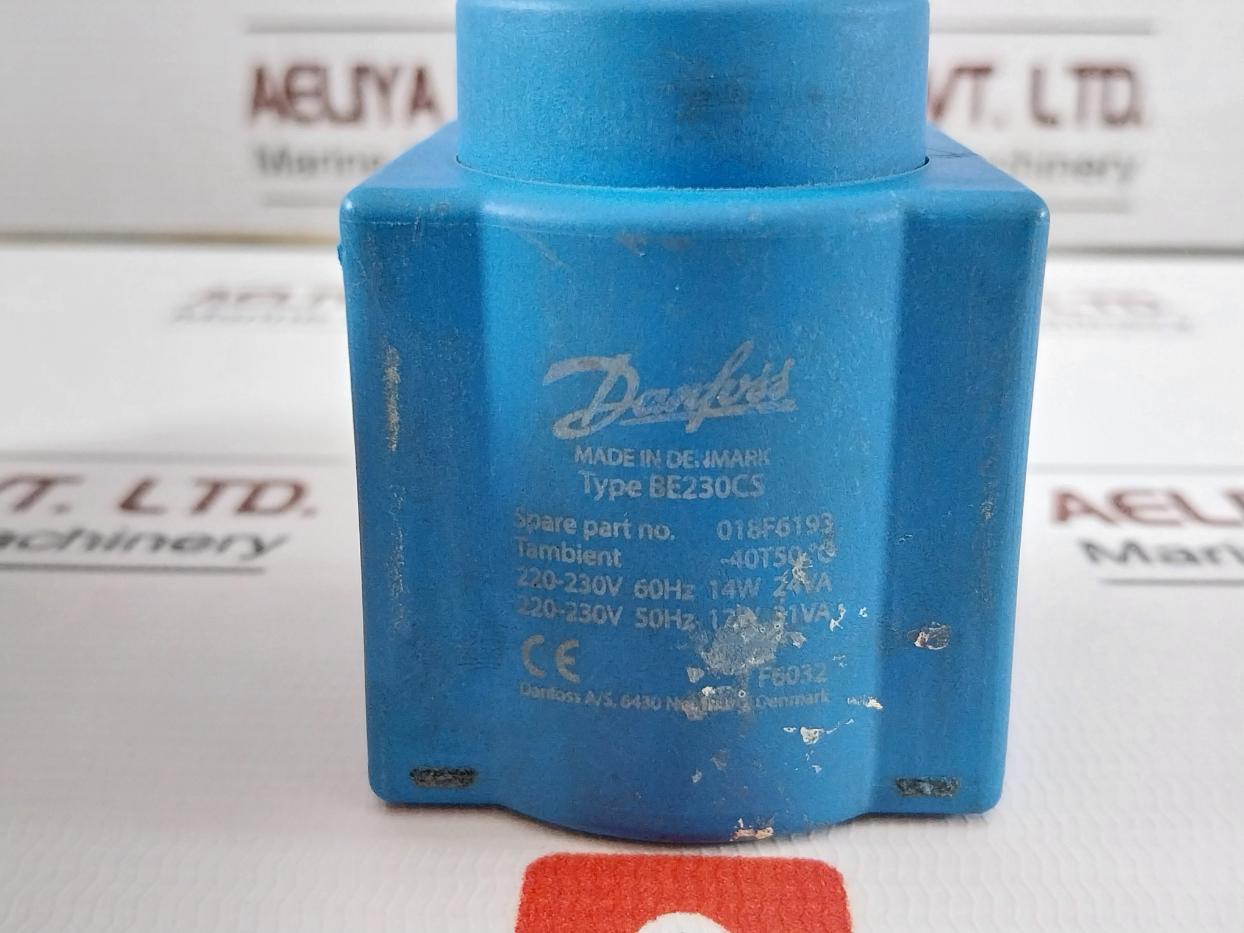 Danfoss Be230Cs Solenoid Coil 220–230V Ac
