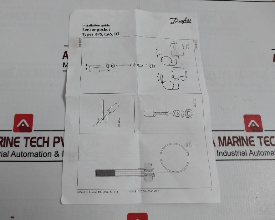 Danfoss Kps80 Temperature Switch 240V 10A