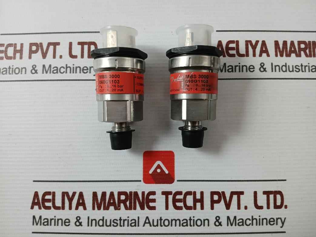Danfoss Mbs 3000 Pressure Transmitter 060G1103 0...16Bar 4..20Ma