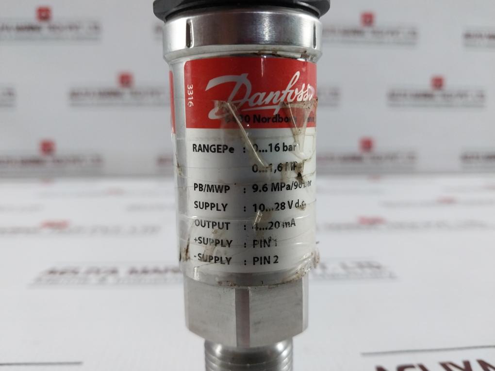 Danfoss Mbs 4201-2211-a1ab08-0 Pressure Transmitter 0...16 Bar