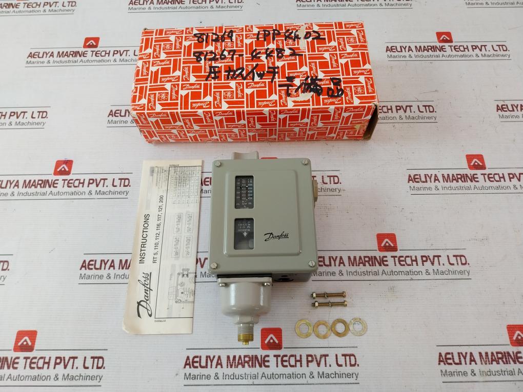 Danfoss Rt 110 Pressure Switch En 60947-4/-5 3-40 Psig