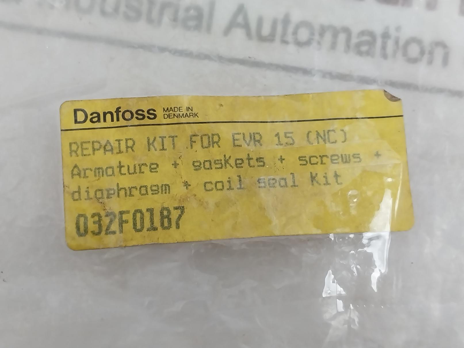 Danfoss 032F0187 Armature + Gasket + Screw + Diaphragm + Coil Seal Kit
