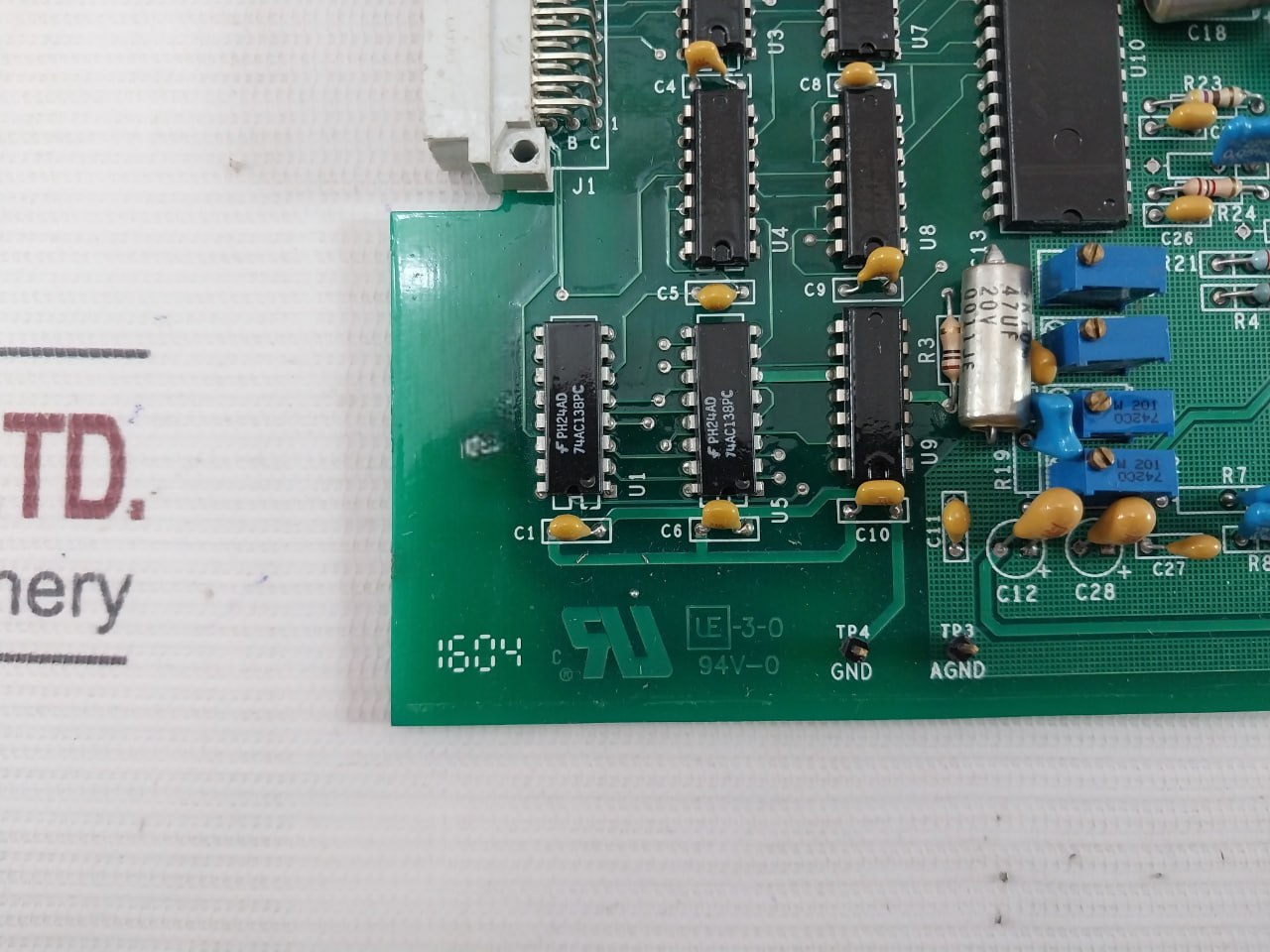 Daniel 4-6000-020 Channel Printed Circuit Board Pcb Be-15534 Rev:B