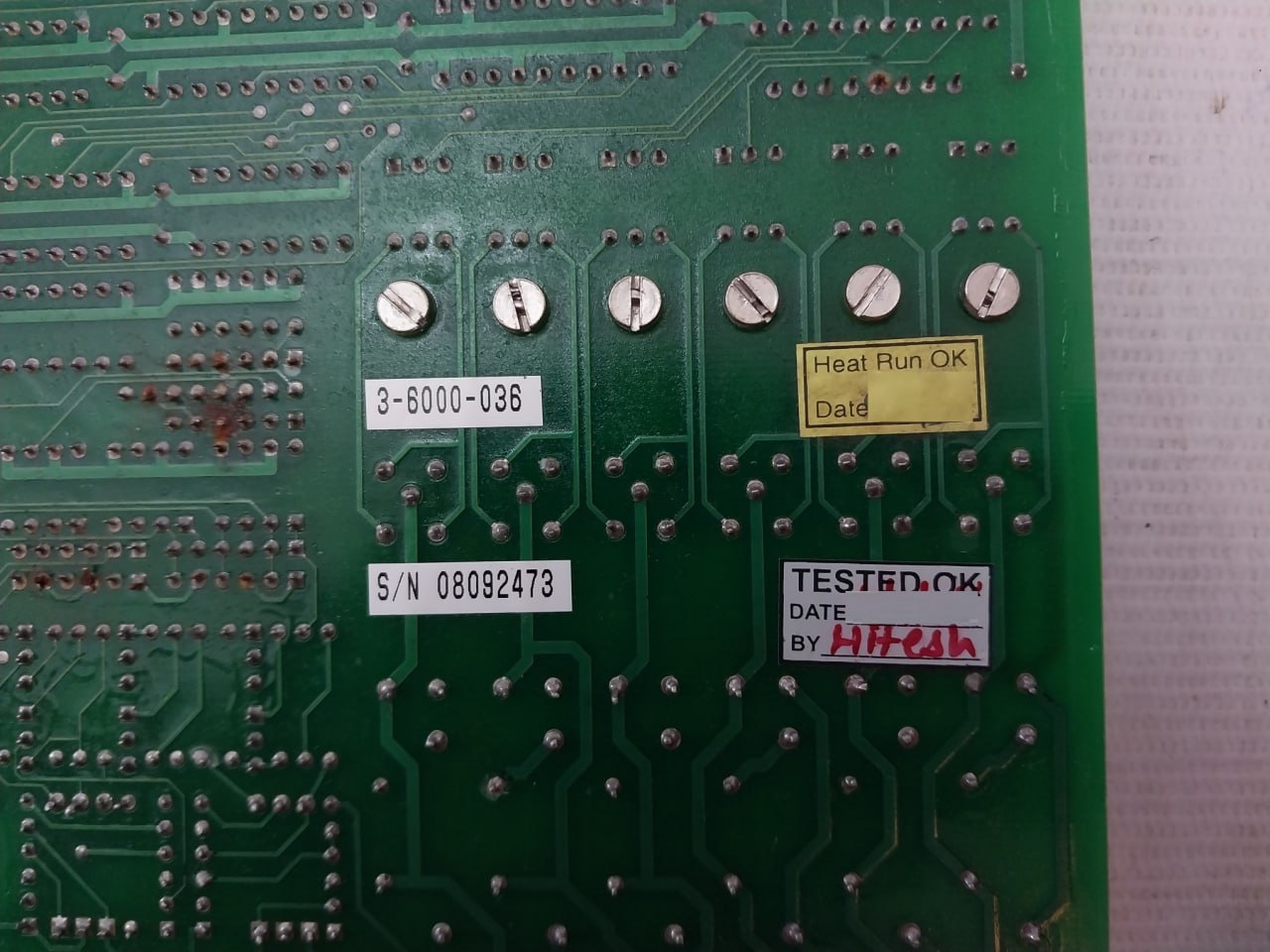 Daniel 4-6000-036 Printed Circuit Board Pcb Be-12813 94V-0 Enhanced I/O Rev A
