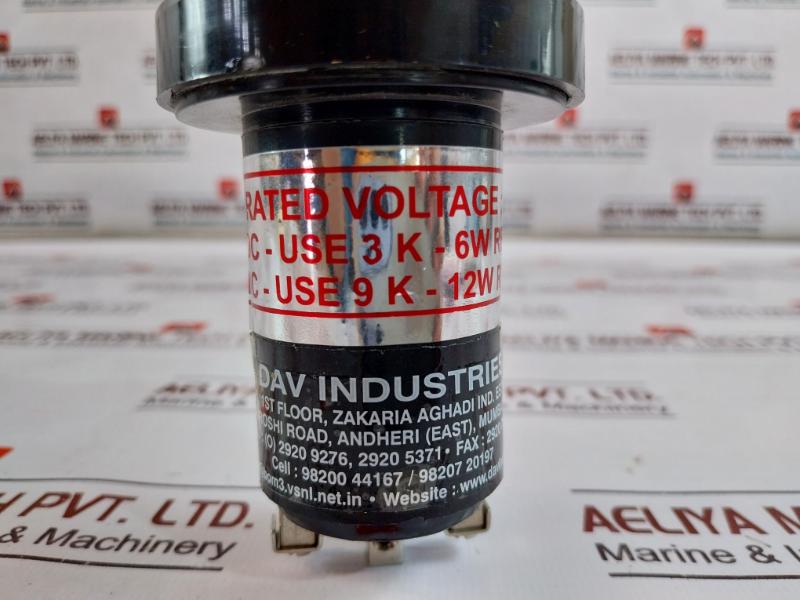 Dav Industries Ntc-22L Semaphore Indicator 24/30 Vdc 1506