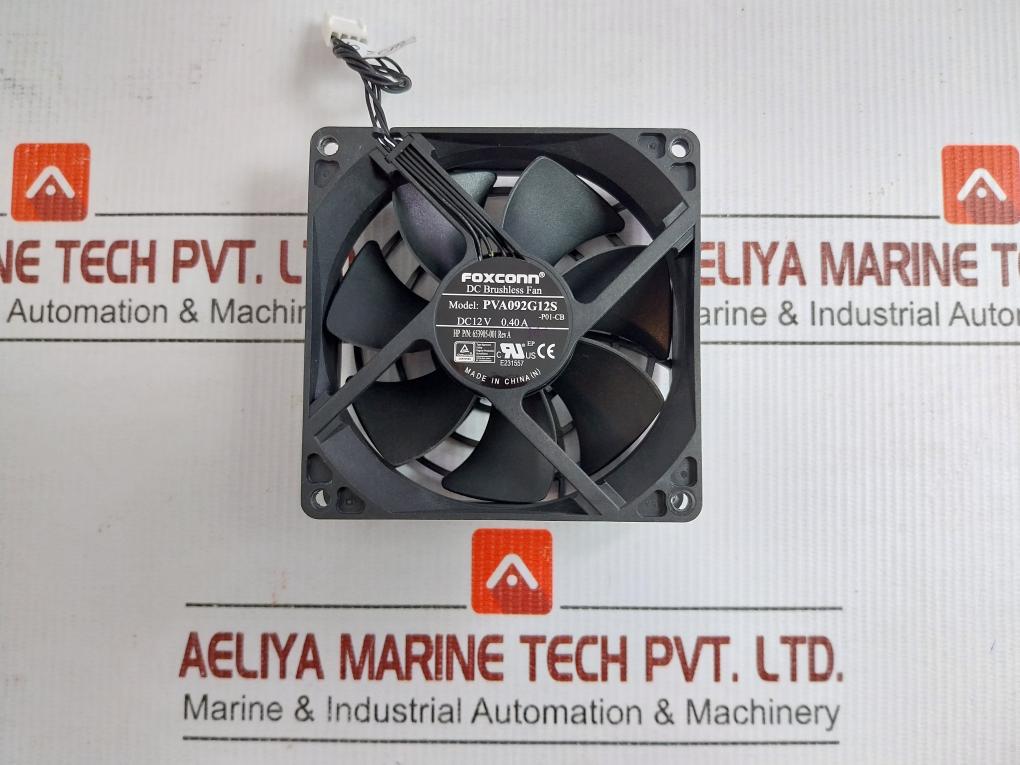 Dc-Brushless-Fan-12-Vdc-0-40A-Rev-A-Foxconn-Pva092G12S-653905-001-208958-1