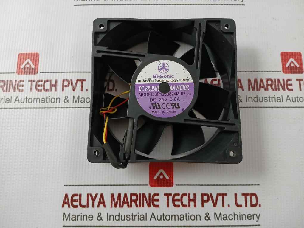 Dc Brushless Fan Motor 24v 0.6a Bi-Sonic Sp1203824m-03
