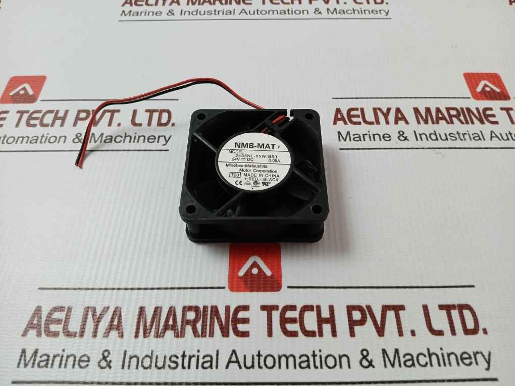 Dc Brushless Cooling Fan Nmb-mat 2408Nl-05W-b50 24V Dc 0.09 A