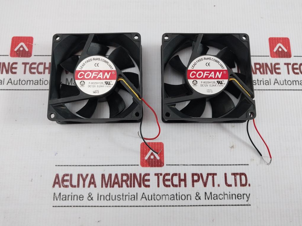 Dc Brushless Fan F-8025H12B Cofan 12V Dc 0.24A