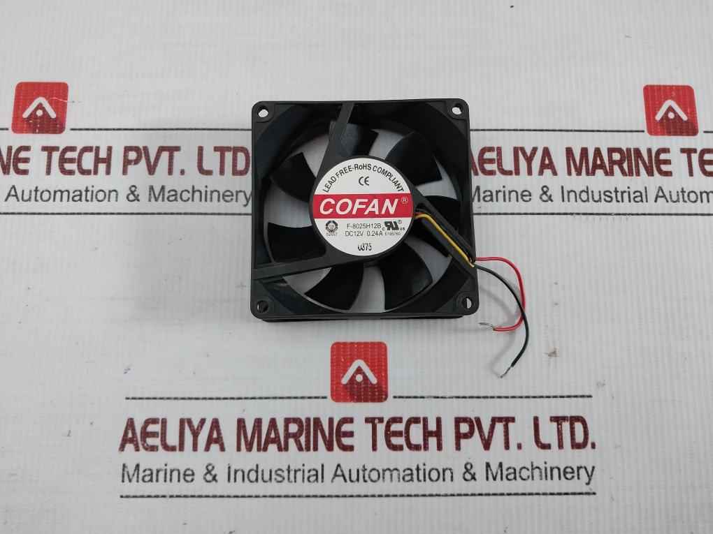 Dc Brushless Fan F-8025H12B Cofan 12V Dc 0.24A
