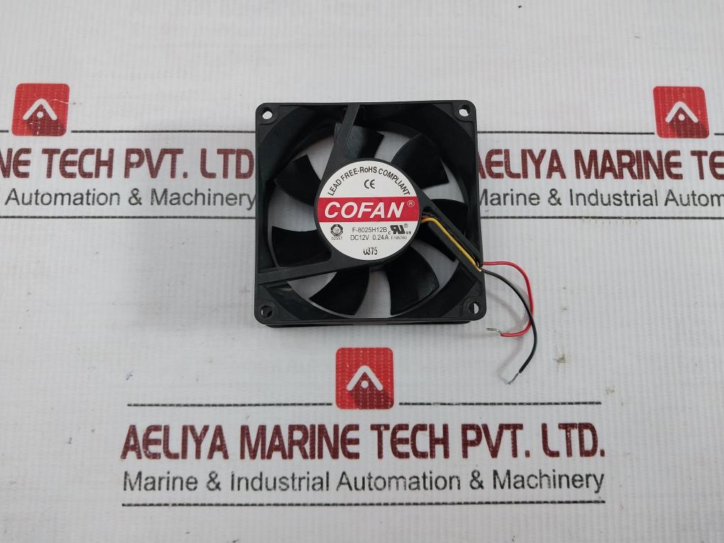 Dc Brushless Fan F-8025H12B Cofan 12V Dc 0.24A