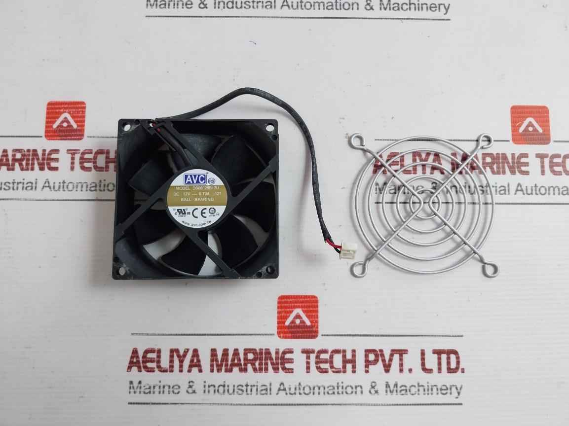 Dc Cooling Fan Ds08025B12U Brand Avc 12V 0.70A