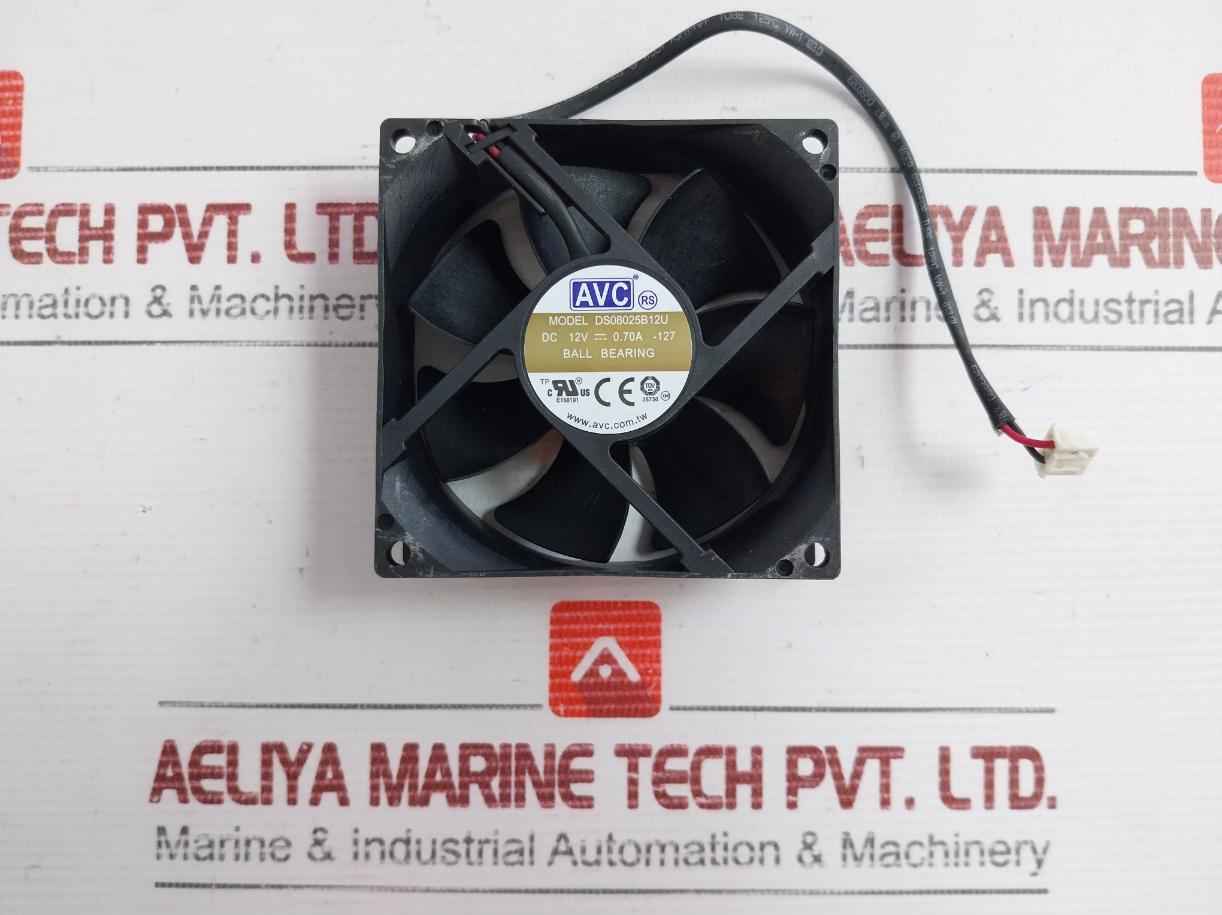 Dc Cooling Fan Ds08025B12U Brand Avc 12V 0.70A