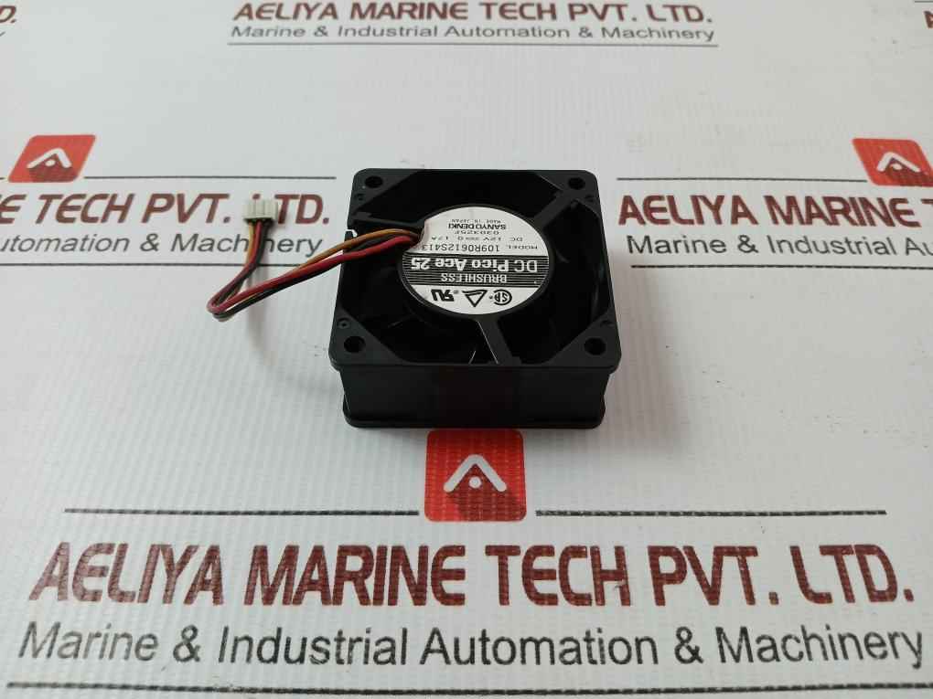 Dc Pico Ace 25 Cooling Fan 12V Dc 0.17A Sanyo Denki 109R0612S413