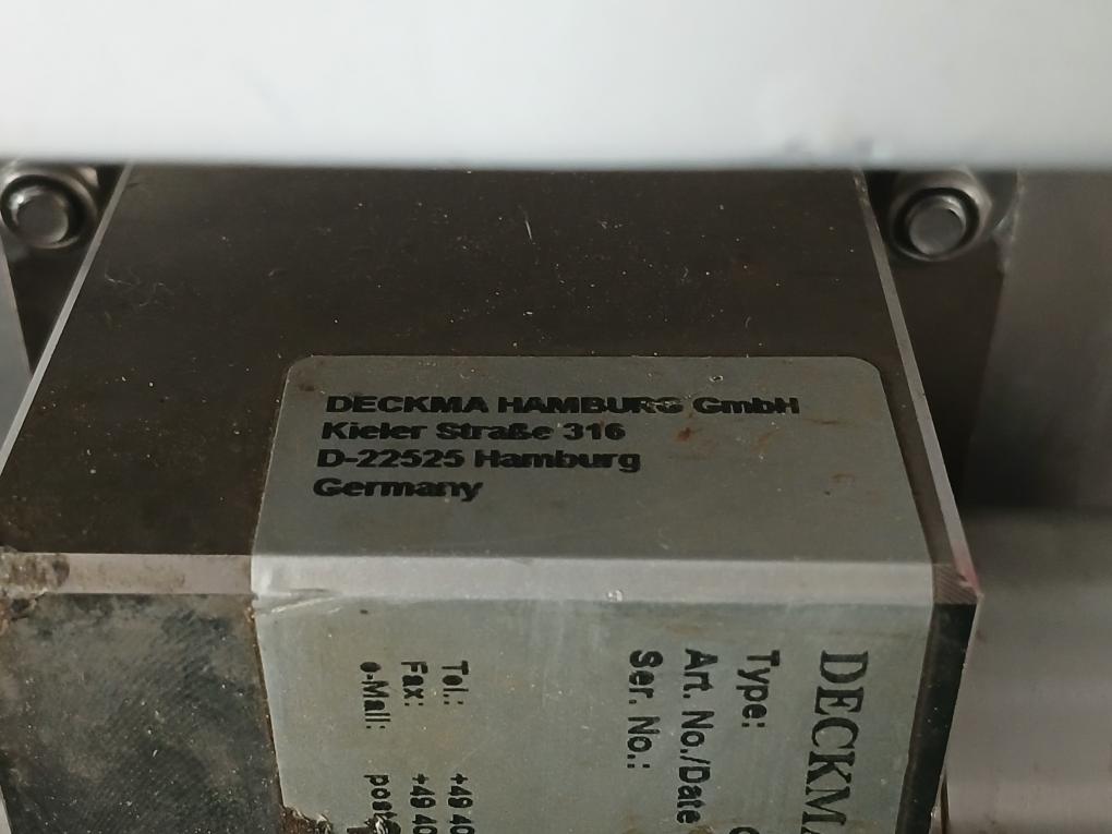 Oil Content Meter 24-230Vac/Dc Deckma Hamburg Omd-2005