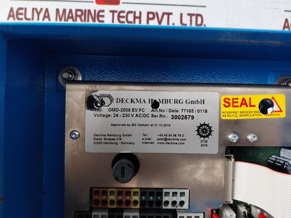 Deckma Hamburg Omd-2008 Ev Fc Bilge Alarm