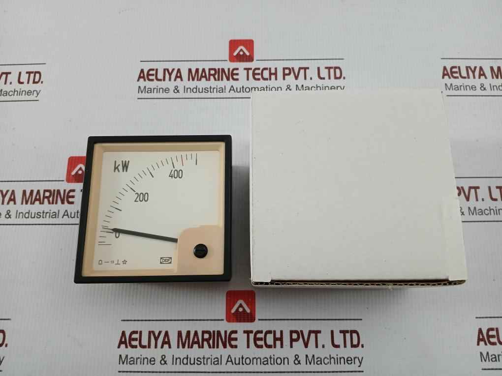 Analog Kilowatt Meter -50 To 500 Kw Deif