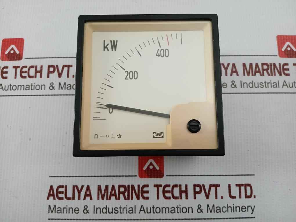Analog Kilowatt Meter -50 To 500 Kw Deif