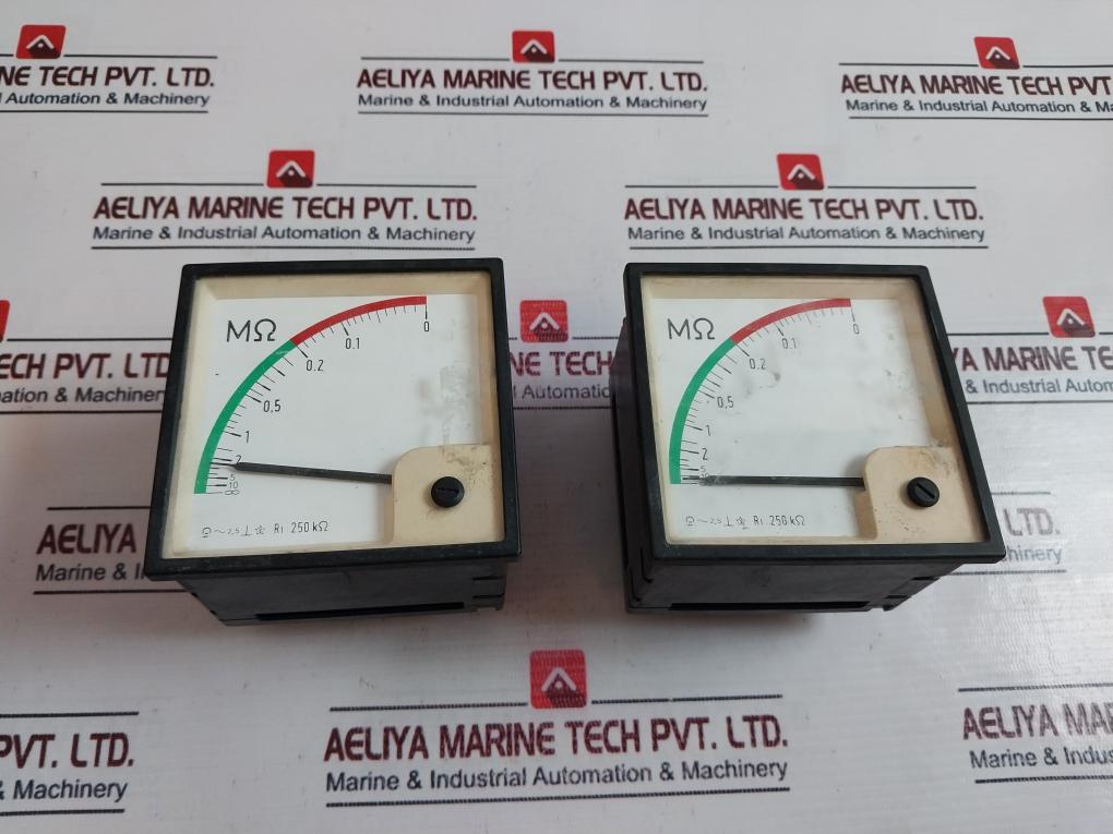 Deif 0-10 MΩ Isolation Monitor Analog Panel Meter 3x175 – 3x530vac