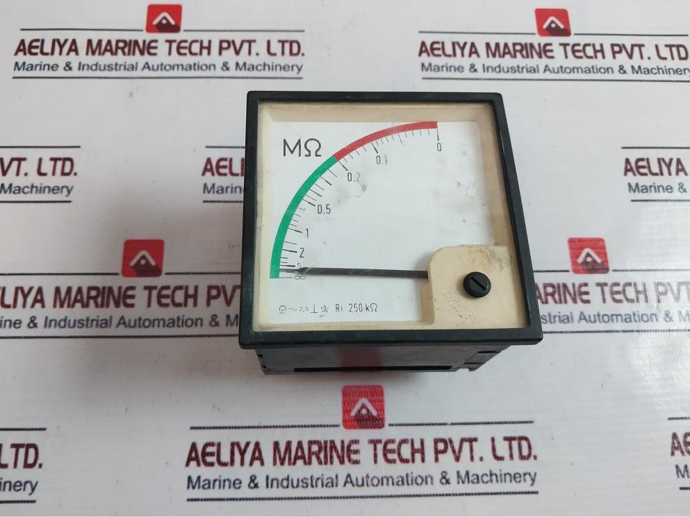 Deif 0-10 MΩ Isolation Monitor Analog Panel Meter 3x175 – 3x530vac