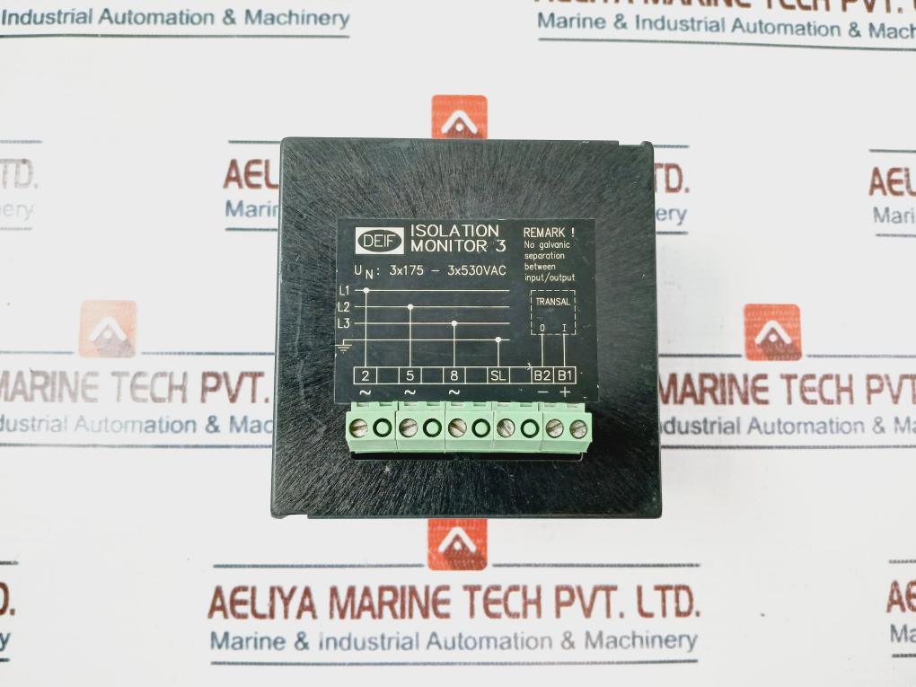 Deif 0-10?M? Isolation Monitor Analog Panel Meter