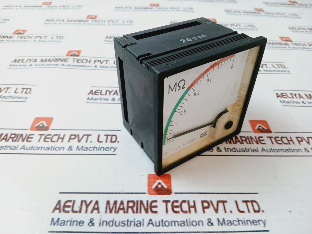 Deif 0-10?M? Isolation Monitor Analog Panel Meter