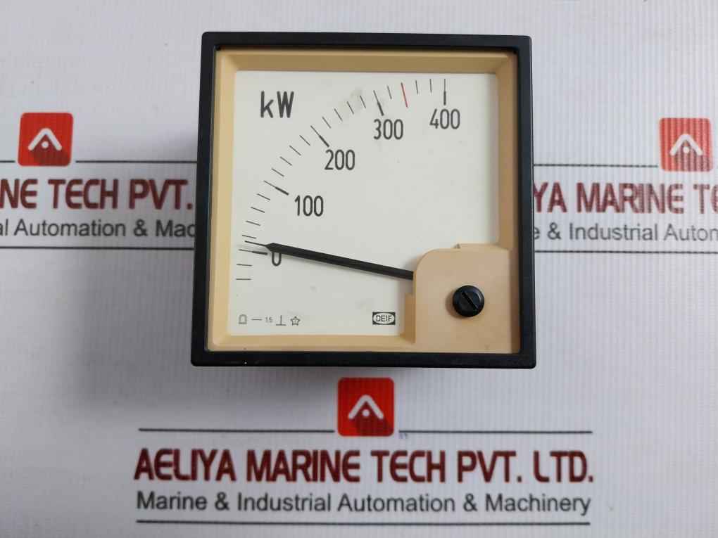 Deif 0-400Kw Analog Kilowatt Panel Meter
