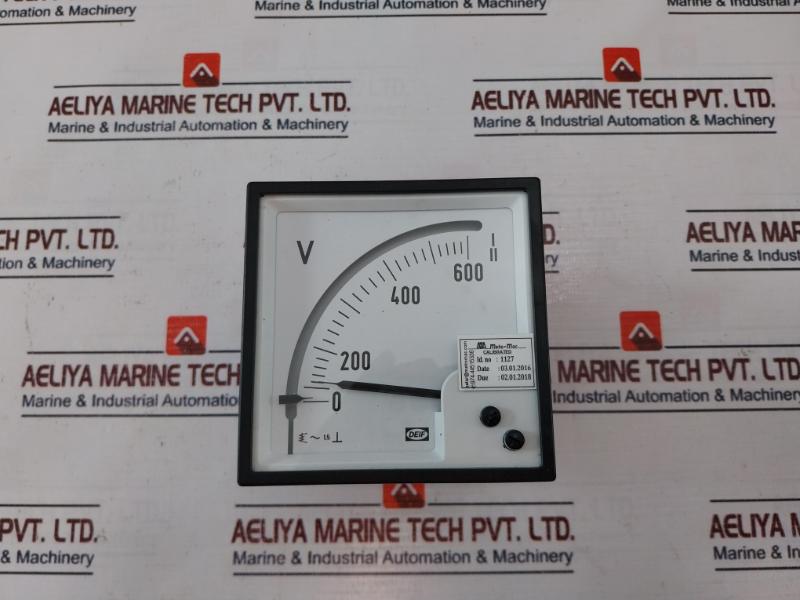 Deif 2EQ96/2 Analog Voltmeter 0-600V