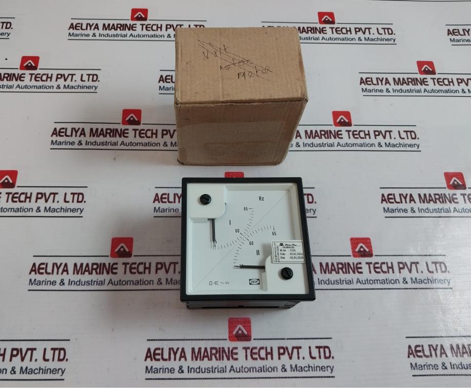 Deif 2fq96-x Double Frequency Meter