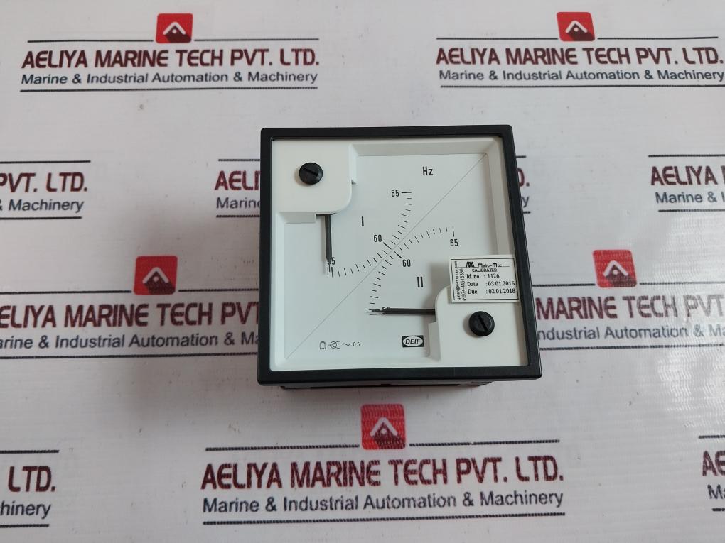 Deif 2fq96-x Double Frequency Meter