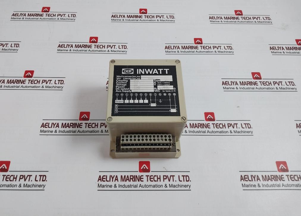 Deif 30084.92 Inwatt Var Converter 2Var 300/5A 380V 0-150 0-10V Min 1500Ω