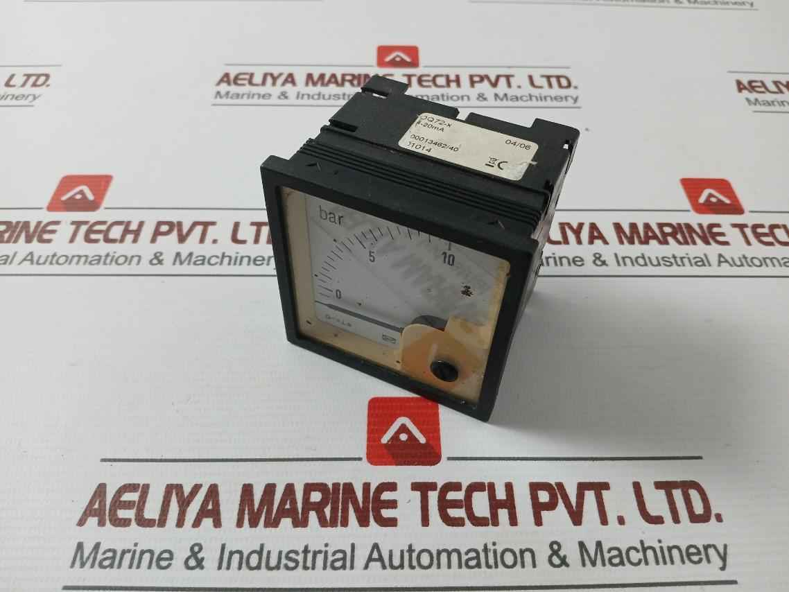 Deif Dq72-x Analog Pressure Meter 0-10 Bar